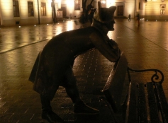 Symbol of Bratislava - the Napolean figure